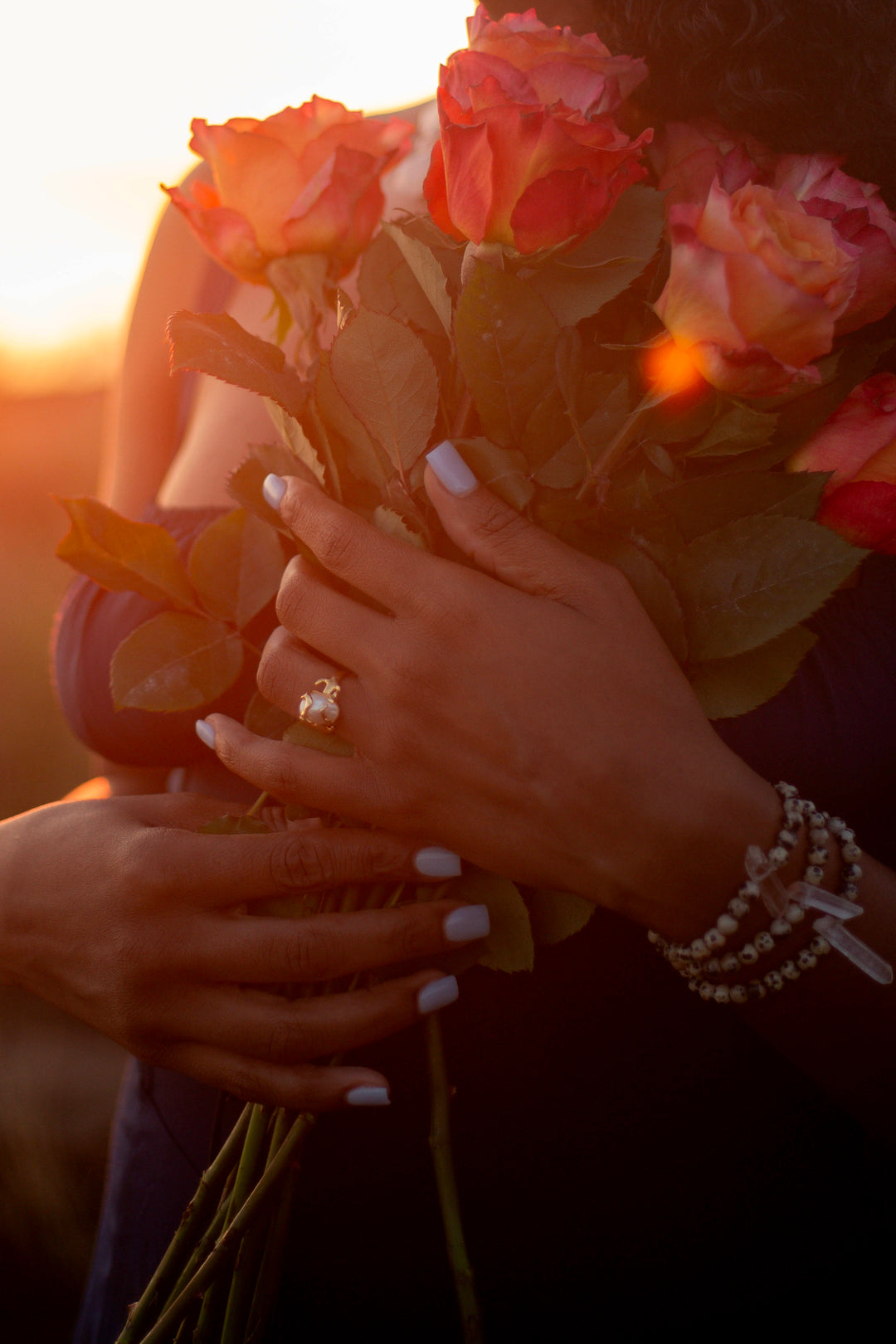 Fresh water pearl ring