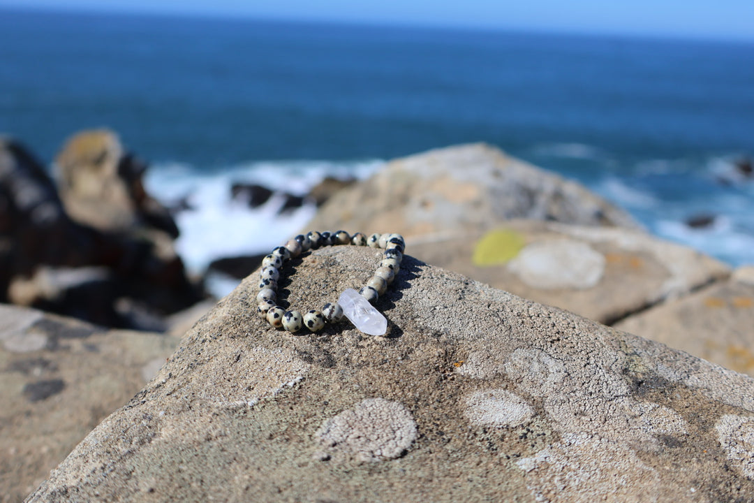 Dalmation jasper bracelet