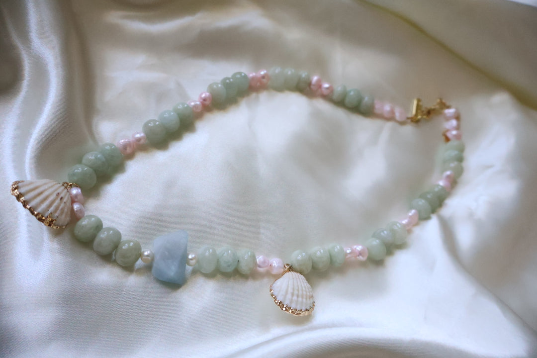 Mariana aquamarine necklace