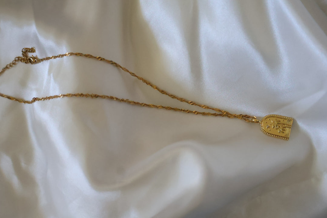 Golden Palm Necklace