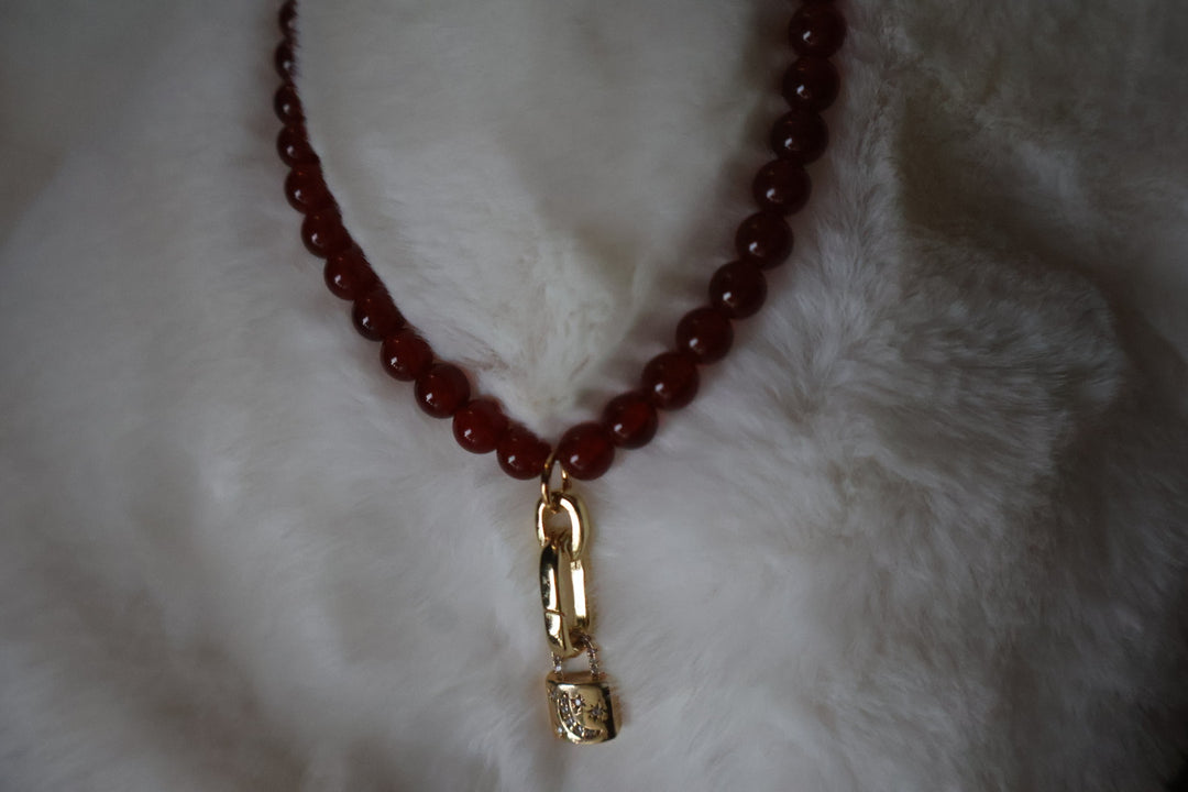 Crimson Eclipse Necklace